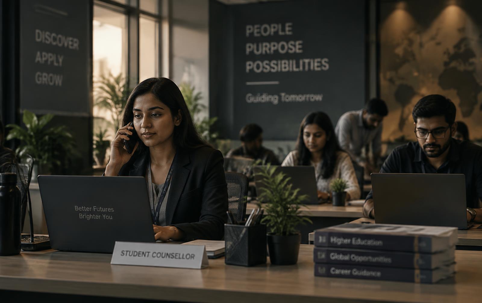 An Indian team using EasyTask to manage enquiries